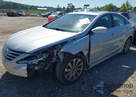 2014 Hyundai Sonata Limited from USA, damaged, VIN 5NPEC4AC3EH816398